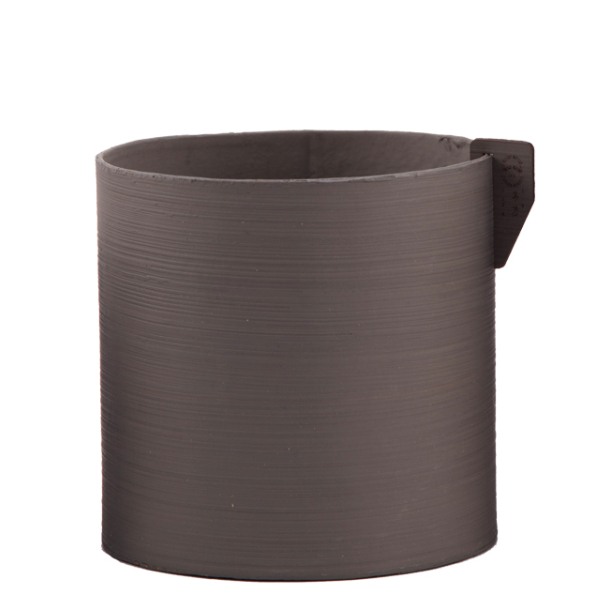 Pure Hndmalet blomsterpotte, Taupe