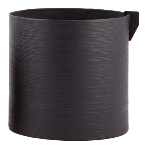 Pure Hndmalet blomsterpotte, Black