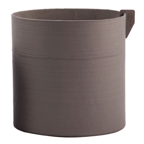 Pure Hndmalet blomsterpotte, Taupe