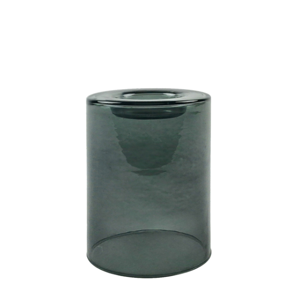 Valencia tealight holder small, Petrol