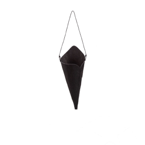 Hanging cone, eco-felt. Black