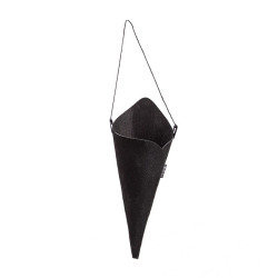 Hanging cone, eco-felt. Black