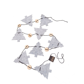 Xmas Strings Trees White