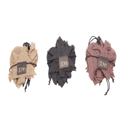 Xmas ornaments, hessian. S/8