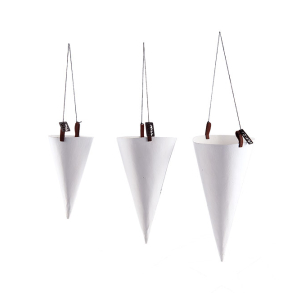 Hanging cones, rec. Paper S/3 White