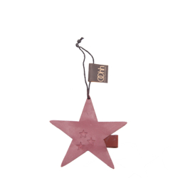 Padded Xmas Ornaments Star Wine