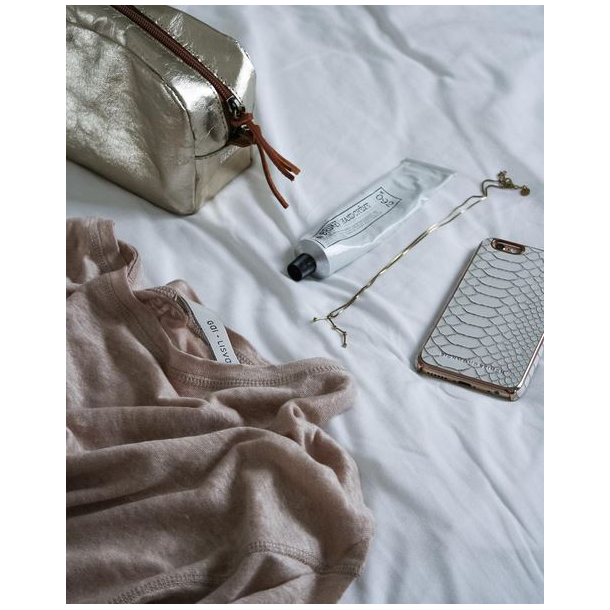 Beauty Bag lille, Platin