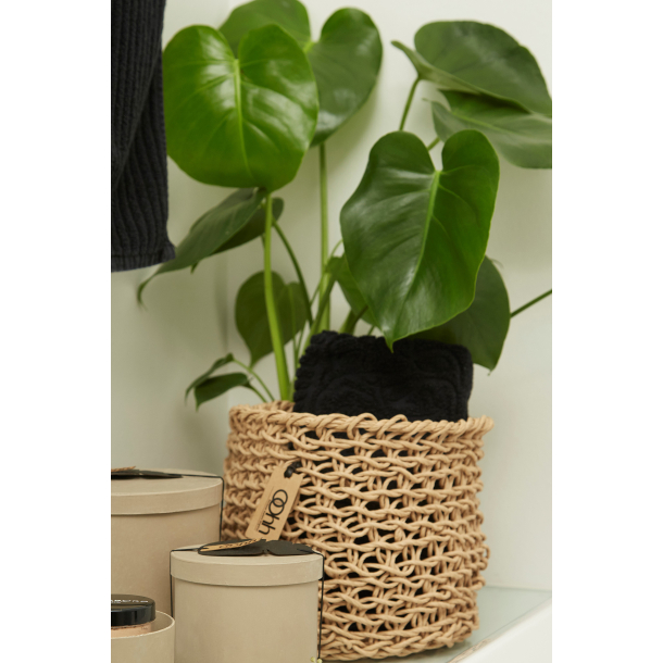 Woven Paper Baskets Set of 3, Natural