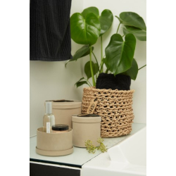 Woven Paper Baskets Set of 2, Natural