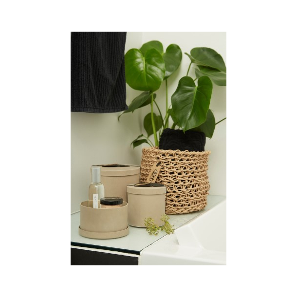 Woven Paper Baskets Set of 2, Natural