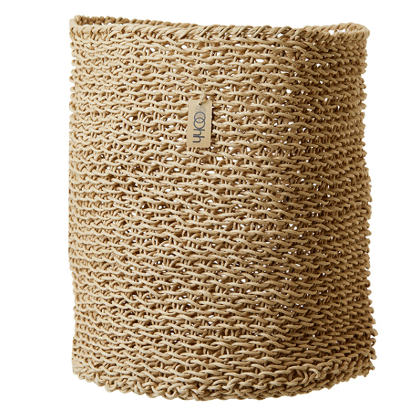 Woven Paper Basket Giant, Natural