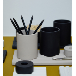 Wave lysestage, st af 2, lysebrun mat