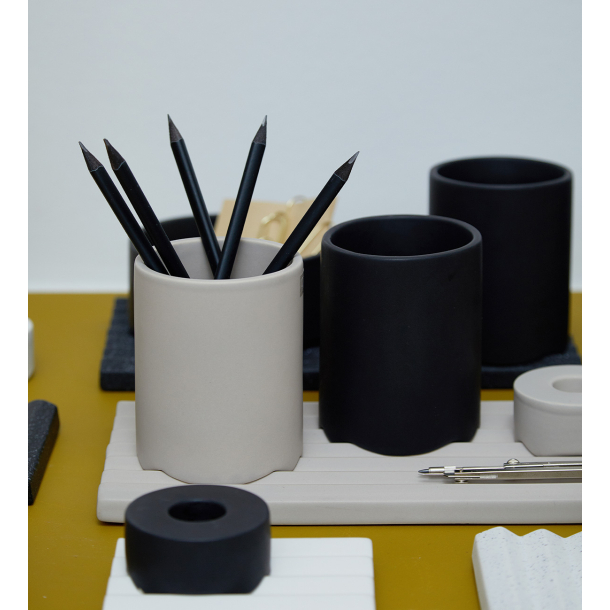 Wave lysestage, st af 2, lysebrun mat