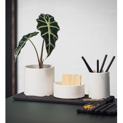 Wave stack skl, Hvid mat