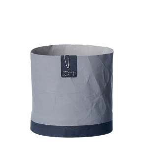 Krllet papirspotte p cementeret bund, Taupe