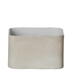 Squared Pot, Grey
