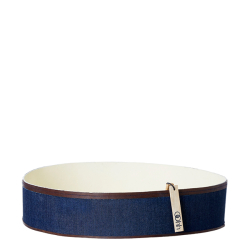 Denim bakke med lder