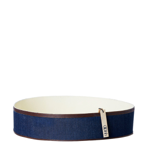 Denim bakke med lder