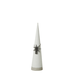 Sanded Cone, White