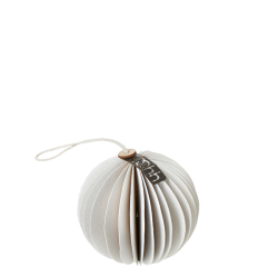 Paper Xmas Ball, White