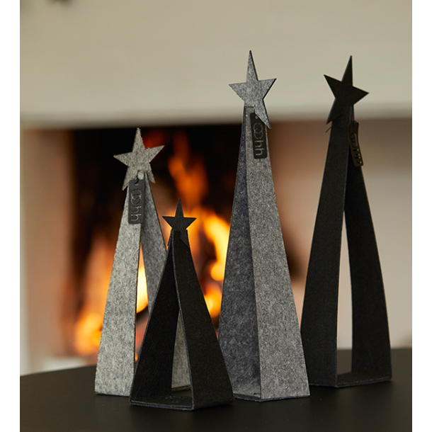 Eco-felt Triangle trer, White