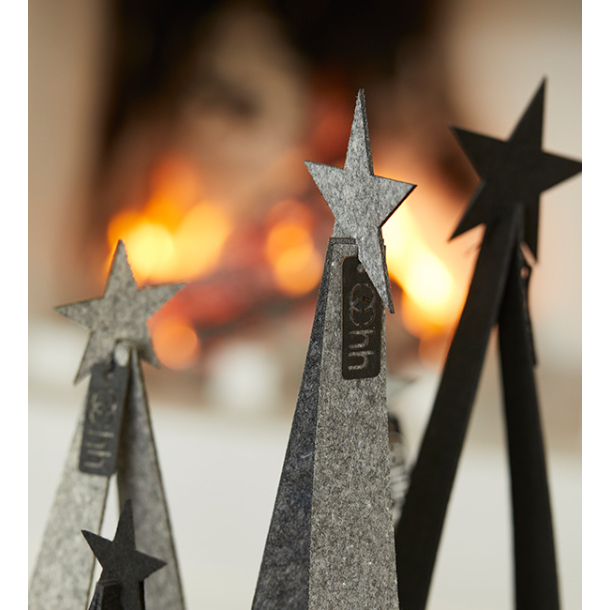 Eco-felt Triangle trer, White