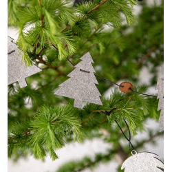 Xmas Strings Stars Black