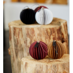 Paper Xmas Ball, White