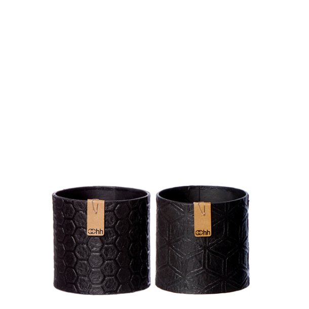 Zero Waste Graphic papirspotte, Black