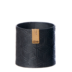 Zero Waste Graphic papirspotte, Black