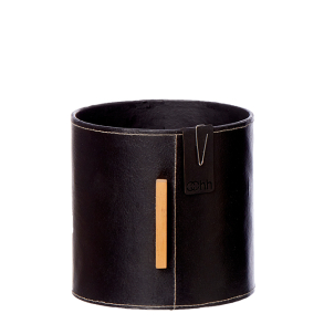 Helsinki potte med tr detalje, Black