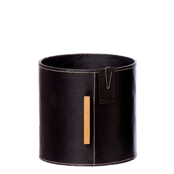 Helsinki potte med tr detalje, Black