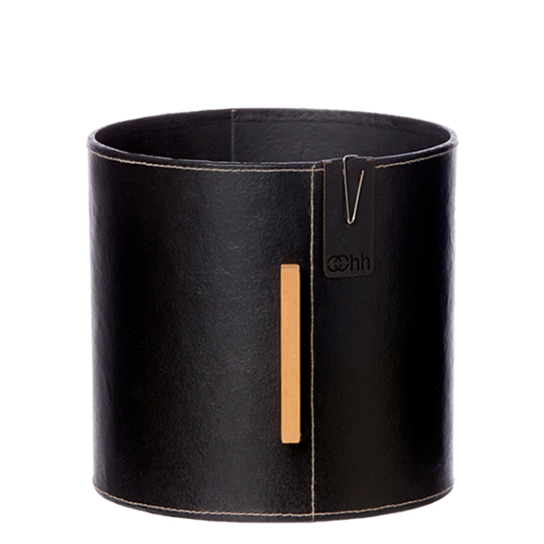 Helsinki potte med tr detalje, Black