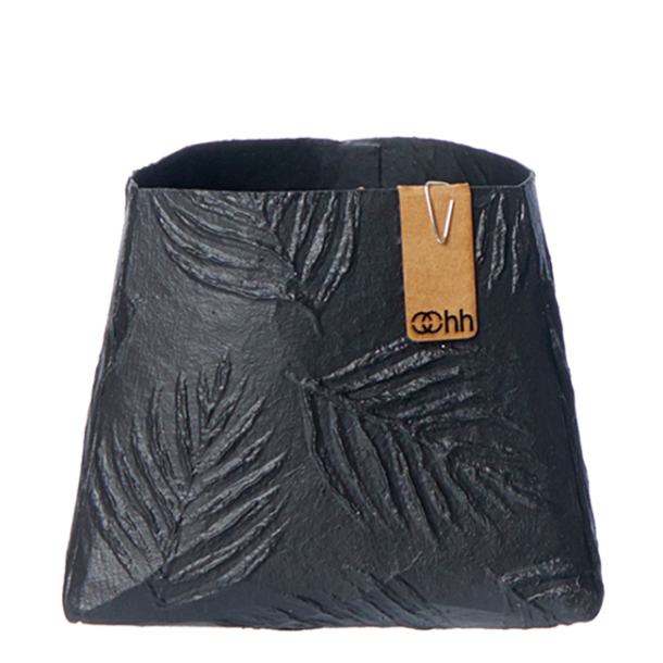 Leaf triangle potte, Black