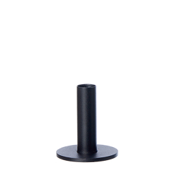 Taper candle holder, black