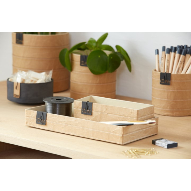 Set of 2 Milano Trays, Natural 