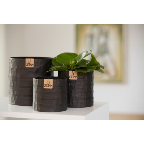 Milano Cylinder potte, Black