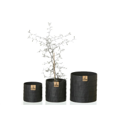 Milano Cylinder potte, Black