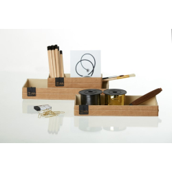 Set of 2 Milano Trays, Natural 