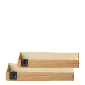 Set of 2 Milano Trays, Natural 
