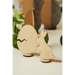 Standing Wooden Easter Ornaments, Natural