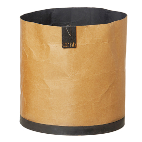 Cemented Creased papirspotte, Natural