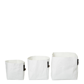 Oslo baskets, st med 3, White