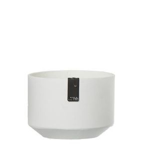 Alba blomsterpotte , White