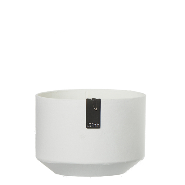 Alba blomsterpotte , White