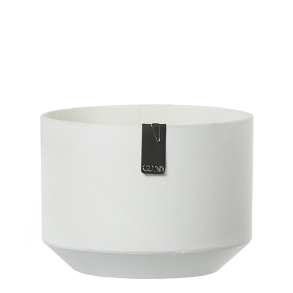 Alba blomsterpotte , White