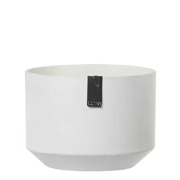 Alba blomsterpotte , White