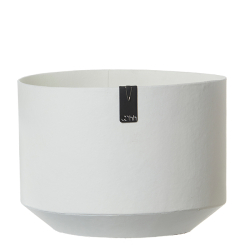 Alba blomsterpotte , White