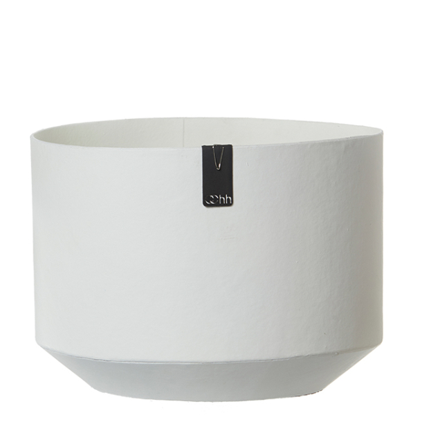 Alba blomsterpotte , White