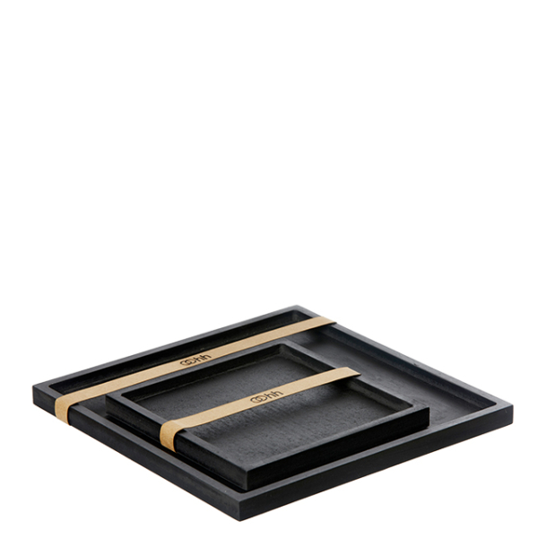 St med 2 Kvadratiske trbakker, Black